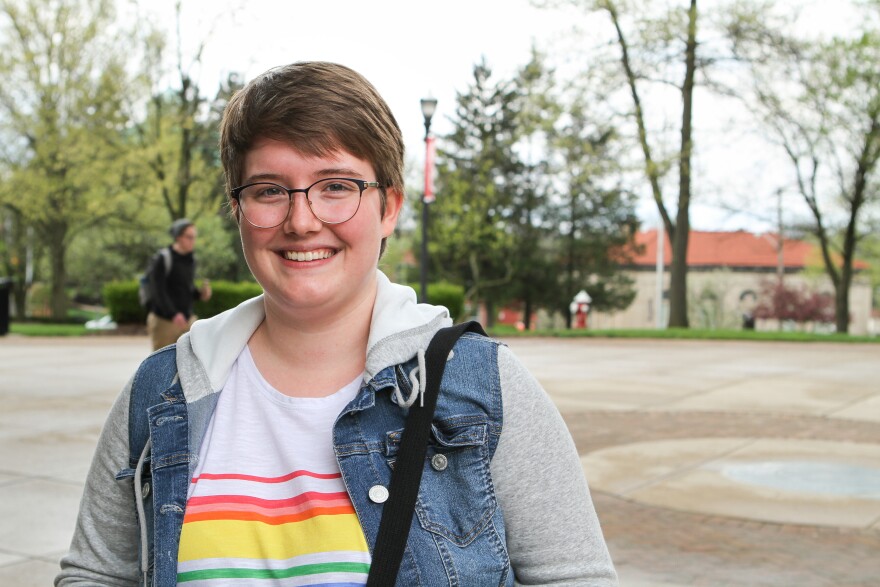 Freshman Micaela Kreutzer wants to see Ohio Wesleyan University disaffiliate from the Methodist Church in the wake of a general conference vote.