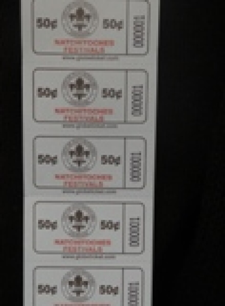 Festival-goers in Natchitoches must now pay for things by using a new coupon system instead of cash.
