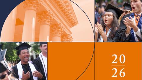 At the annual valedictory ceremony, former UVA President Jim Ryan got a warm reception from students.
