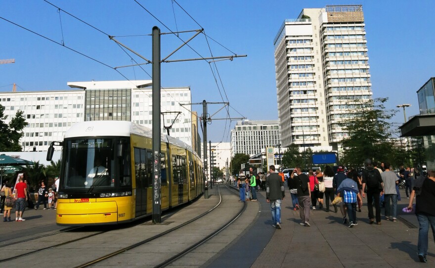 During the Cold War, streetcars were found mainly in East Berlin, while people in West Berlin generally used subways. Now anyone can use any mode of transport they want to get around the city.