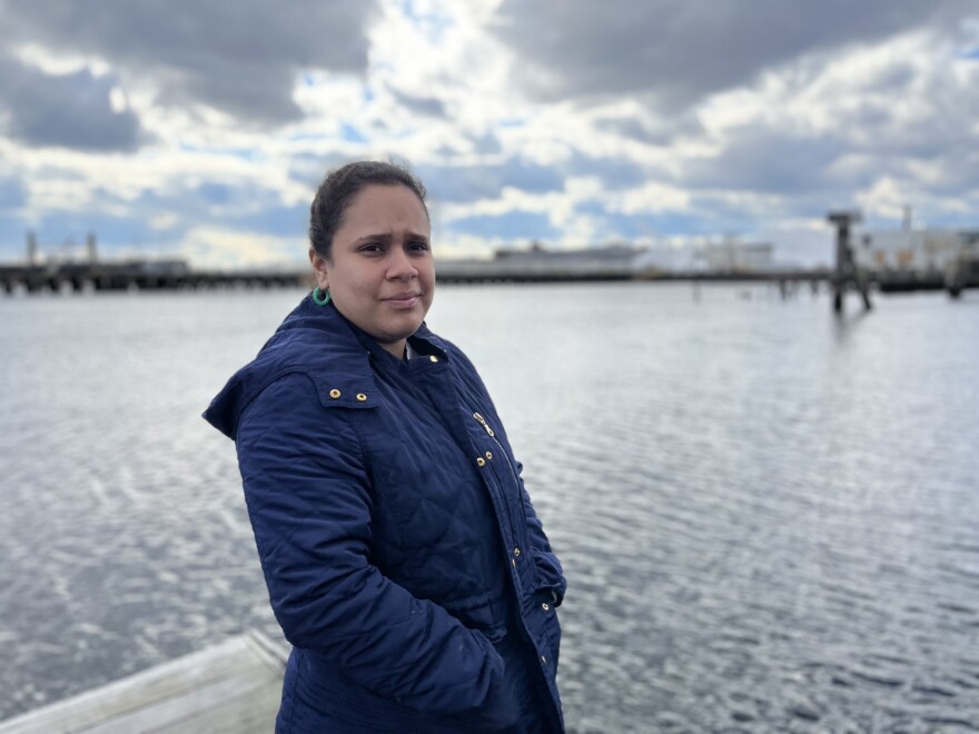 Monica Huertas, a mother of four living near the Port of Providence, has become an environmental activist to help clean up the port.
