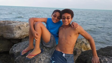 Brothers Pascal (left) and Daniel Weisberger (right).