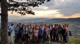Dayton and Bosnia and Herzegovina sister-city committee members in Sarajevo in 2016