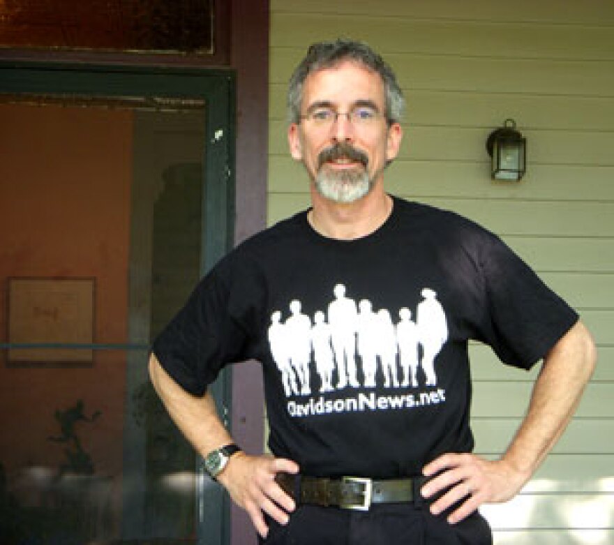 David Boraks, founder of DavidsonNews.net hspace=4