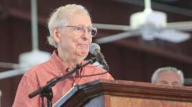 Kentucky Sen. Mitch McConnell says he is returning home after an extended stay in the hospital.