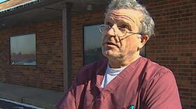 Ulrich Klopfer during a Dec. 1, 2015 interview with WNDU-TV in South Bend. After his death on Sept. 3. and his family discovered thousands of fetal remains on his property.