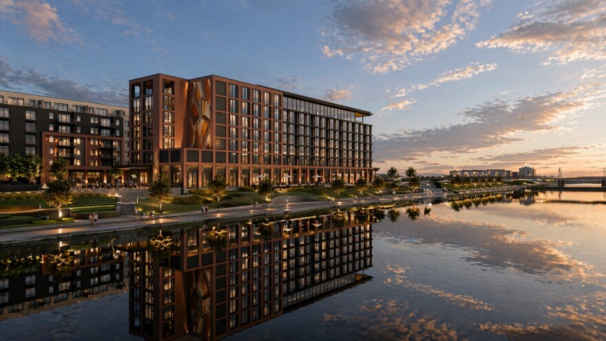 The 160-room Wichita Tribute Hotel will be part of a proposed $113 million mixed-use development near Equity Bank Park.