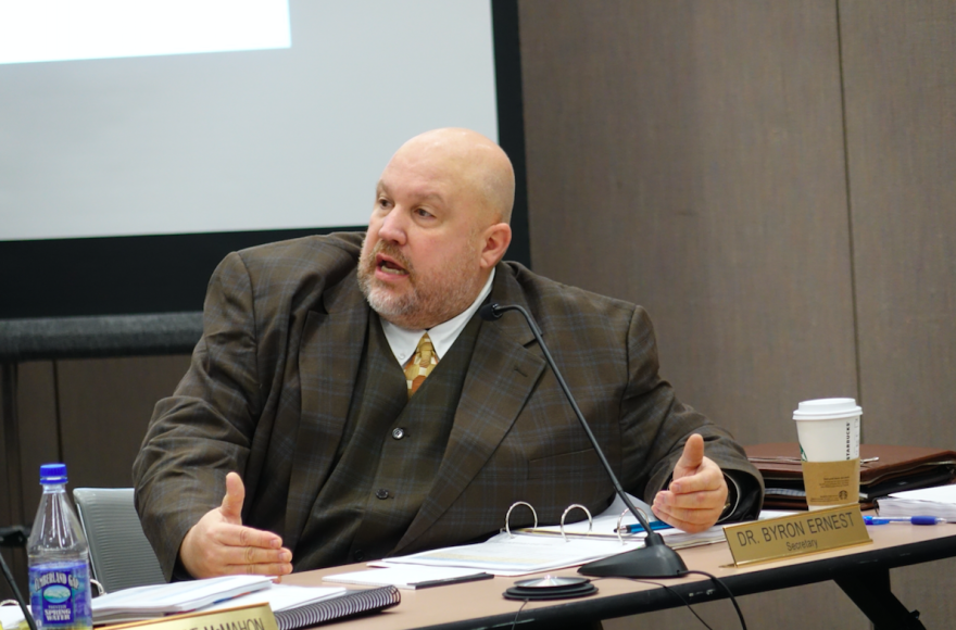 Dr. Byron Ernest is the secretary of the Indiana State Board of Education.