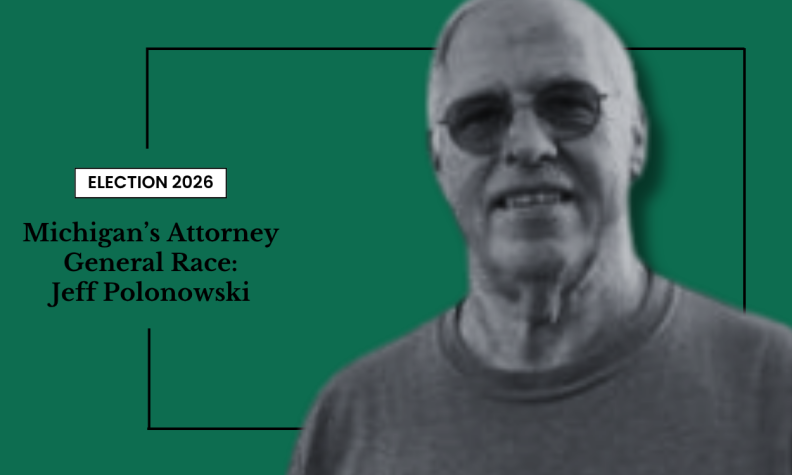 Election 2026: A portrait of Jeff Polonowski, Green Party candidate for Michigan’s Attorney General.