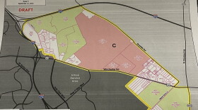 Draft map of a portion of the recommended expansion