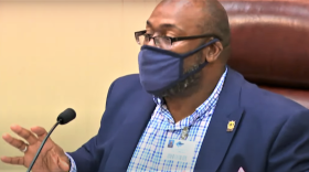 Marion County School Board Chairman Eric Cummings wants the district to develop an etiquette for the parents of online students. Image: MCPS via YouTube