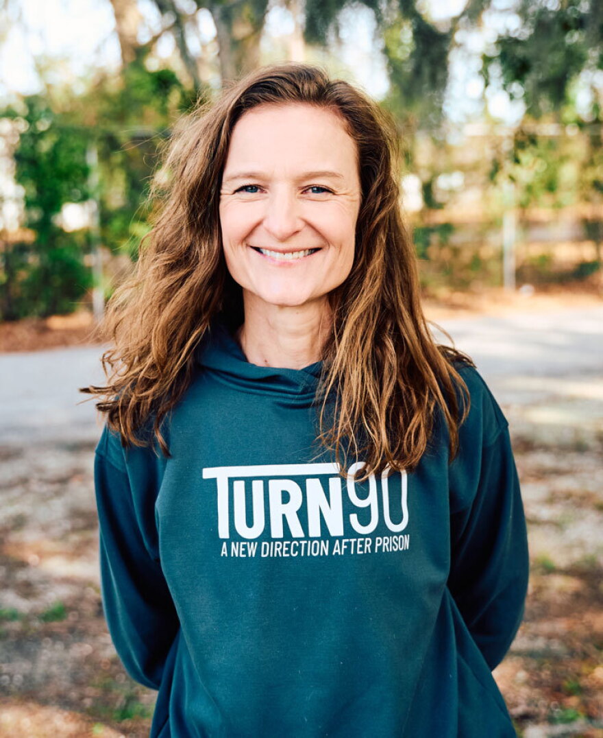 Amy Barch, founder and executive director of Turn90 in North Charleston, SC