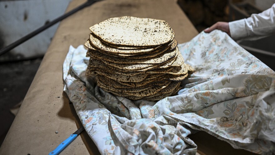 Although matzo sold in supermarkets is typically square, the round matzo is believed to be the earliest form of this unleavened bread that is eaten during the Passover holiday as a symbol of both suffering and freedom.