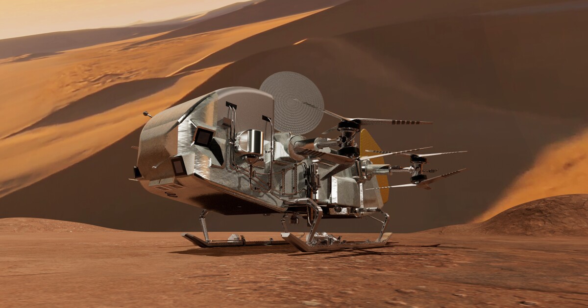 Construction of NASA’s Dragonfly spacecraft is underway at Johns Hopkins University
