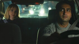 This image released by Lionsgate shows Kumail Nanjiani, right, and Zoe Kazan in a scene from, "The Big Sick." The Kumail Nanjiani-led, Judd Apatow produced film made $6.8 million in three weeks of limited release. (Lionsgate via AP)