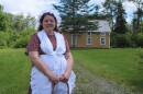 Fort Fairfield French teacher Jonna Boure at the Acadian Village in Van Buren on Saturday, June 27th, 2026. Boure says organizing a weeklong crash course in Acadian language and culture for fellow French teachers is part of her mission to raise the profile of the language.
