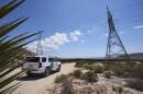 A Border Patrol vehicle sits near where, in years past, volunteers would see hundreds of migrants daily crossing the border separating Mexico and the United States, Thursday, June 5, 2025, near Jacumba Hot Springs, Calif.