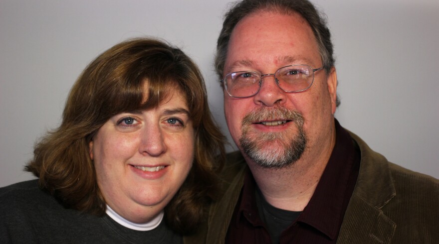 Lori Risk and her husband James Risk, Columbia 2016