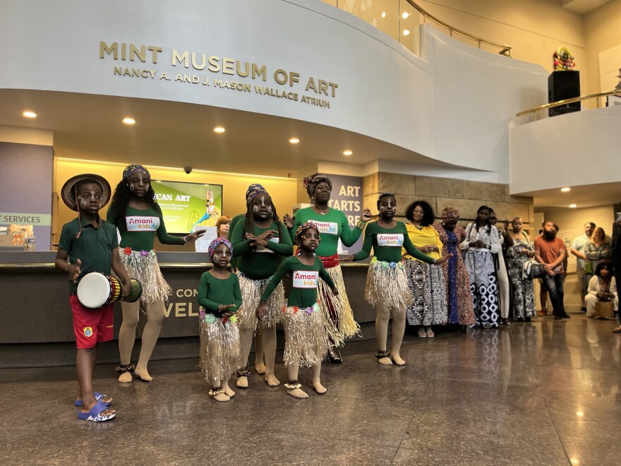 Children from refugee and immigrant families took center stage at the Mint Museum in Charlotte on Wednesday night, performing traditional dances to celebrate Africa Day and the African diaspora.