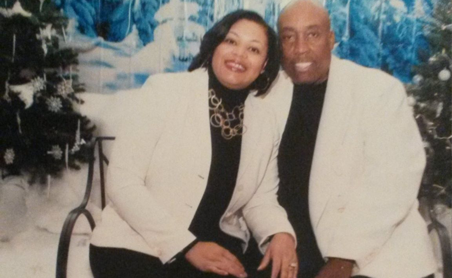 Larry Benton and his wife A’Kena.