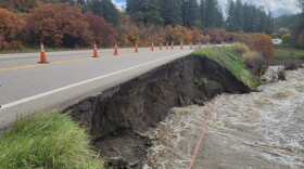 Highway 160 was closed from Deer Trail Road to Elk Canyon/Hersch Avenue in Pagosa Springs on Thursday, October 23.