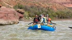 Republican Utah Senator Mitt Romney and Democratic Colorado Senator Michael Bennett floated down part of the Colorado River near Moab on Saturday. They talked about ways to address droughts in the west that are being made worse by climate change. This story and more in Monday mornings news brief.