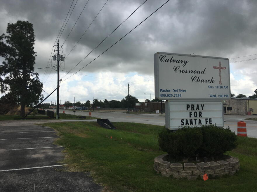 The Calvary Crossroads Church in Santa Fe asks for prayers following the deadly shooting at the high school. 