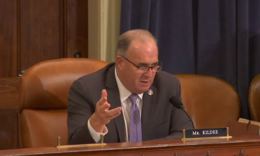 Congressman Dan Kildee speaking at a House Ways and Means Committee meeting on November 16, 2021.