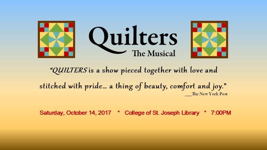 The musical will be peformed in Rutland Saturday, Oct. 14 at the College of St. Josepph. The show will also travel to Dorset, Shrewsbury, Brandon and Middlebury.