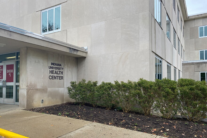 Outside the IU Health Center