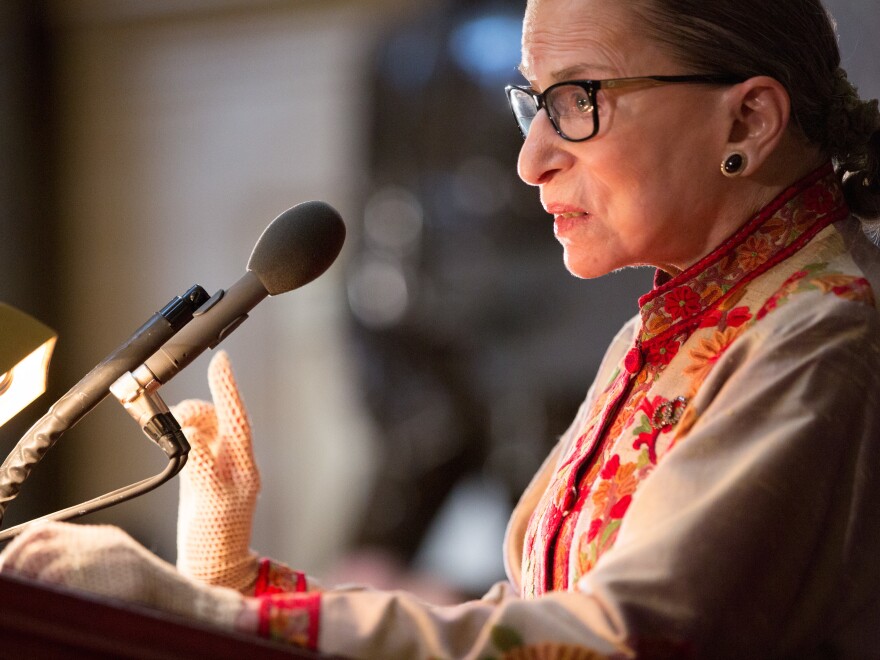 Supreme Court Justice Ruth Bader Ginsburg says she regrets calling Donald Trump a "faker" and making other disparaging remarks about the candidate.