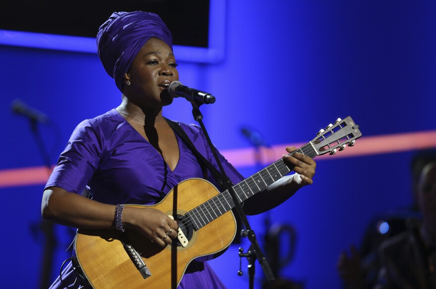 India.Arie sings