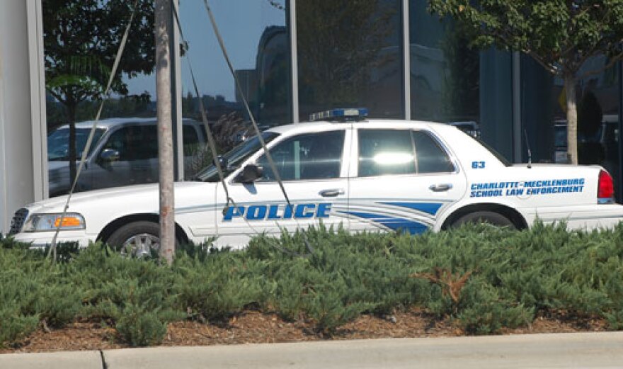 CMS Police car. Photo: Jennifer Lang
