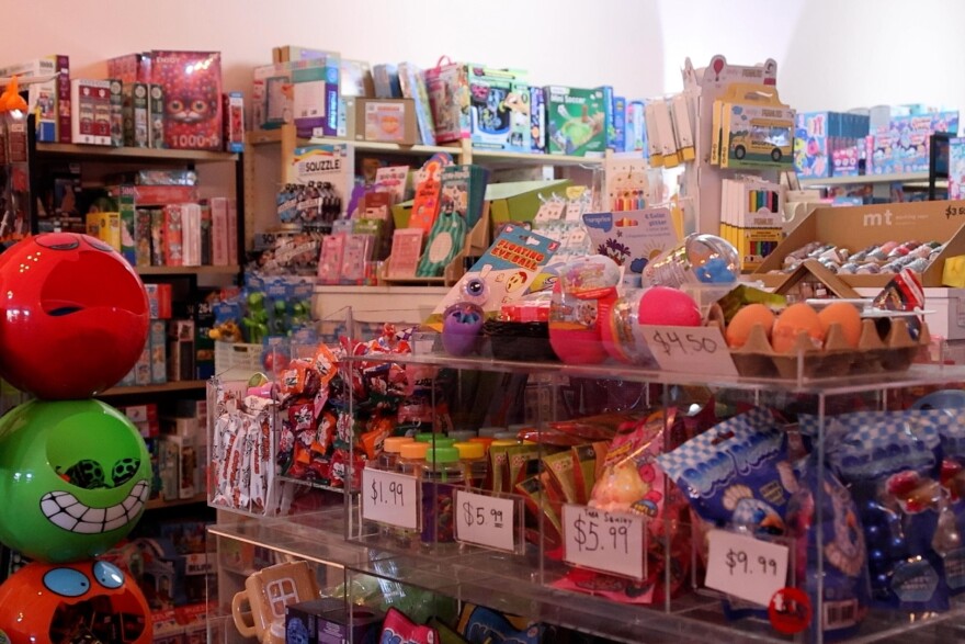 Pruce ordered many toys ahead of time in June to avoid higher prices due to tariffs.