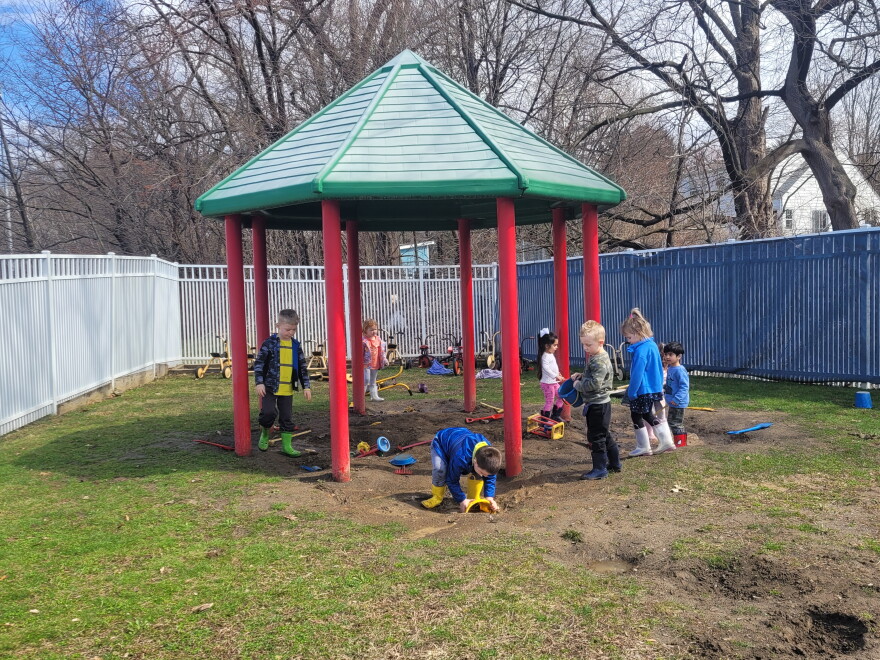 Children play at Viking Child Care Center in Troy, NY