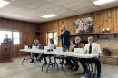 Democratic candidates for NC-11 participate in a forum in Hayesville on Saturday, January 17, 2026.