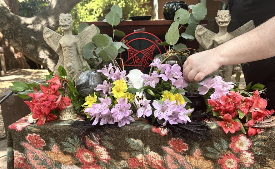 The alter set up at Pazuzu's Blessing in August 2024.