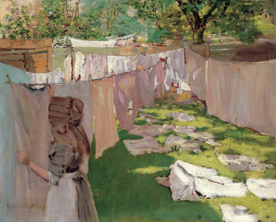 <em>Washing Day</em> is one of more than 70 artworks by Chase on display at The Phillips.