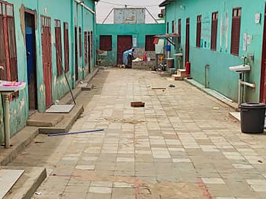 A picture from May 1 shows an abandoned hospital in El Geneina, the capital of West Darfur, a state in Sudan. Weeks of fierce fighting in the country have had a devastating impact on health care.