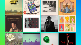 Fresh Tracks Friday album cover collage