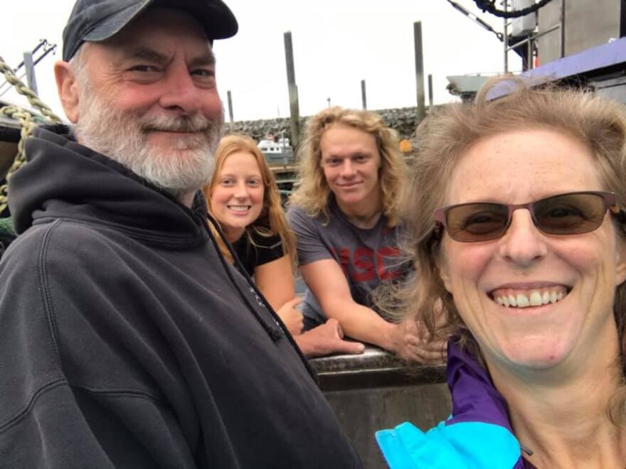 This recent photo is of parents Julie and Gig with their two children Sig and Helen who were killed in a Monday car crash on Mitkof Island. (Photo courtesy of United Fishermen of Alaska)