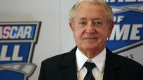 Rex White, a member of the 2015 NASCAR Hall of Fame class, arrives at the hall, Jan. 30, 2015, in Charlotte, N.C.