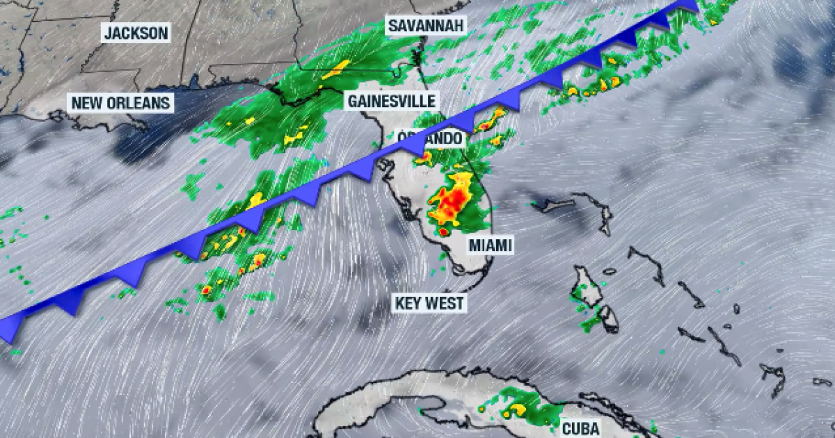 Cold front on the way, rain, break in humidity on the way to North ...