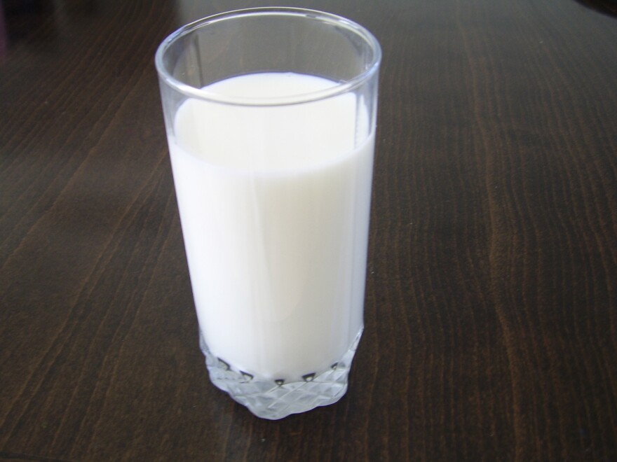 Glass of milk
