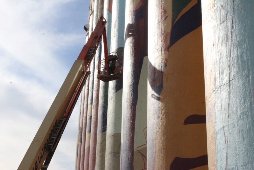 Horizontes' mural in North Wichita is over 50,000 square feet.