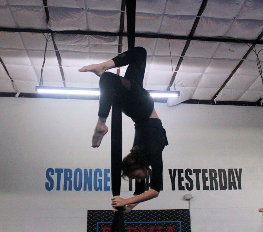 Fit to Fly aerialist Kayla Forte