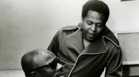 Isaac Hayes and David Porter collaborate at Stax Records studio