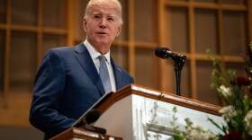 President Joe Biden delivers remarks at the St. John Baptist Church in Columbia, South Carolina, on Jan. 28, 2024. Biden vowed on Sunday to strike back after a drone attack he blamed on Iran-backed militant groups killed three U.S. troops in Jordan. (Kent Nishimura/AFP via Getty Images)