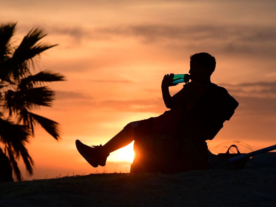 If you are experiencing early symptoms of heat-related illness, it's important to rest and hydrate.