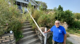 Dennis Moriarty's overflowing wildflowers drew the attention of bees, birds and other pollinators. But it also drew the attention of a Kansas City code enforcer who gave him a warning.